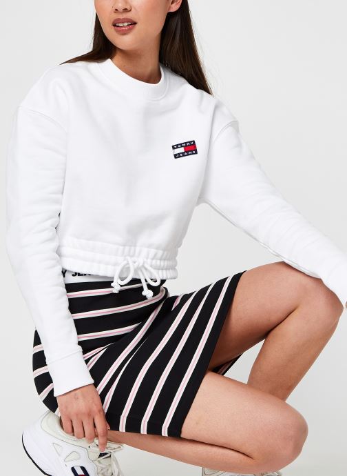 Tjw Super Cropped Badge Crew par Tommy Jeans