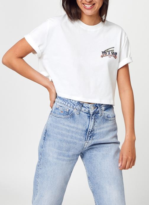 Tjw Super Crop Logo Tee par Tommy Jeans