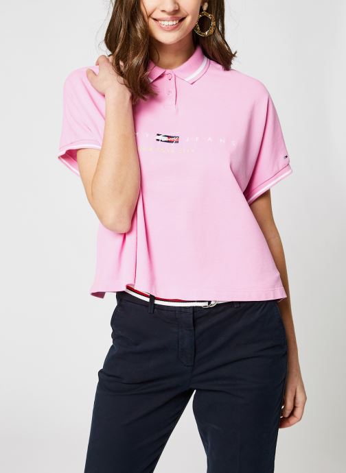 Tjw Bxy Crop Modern Logo Polo par Tommy Jeans