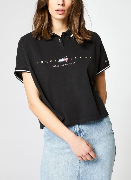 Tjw Bxy Crop Modern Logo Polo par Tommy Jeans