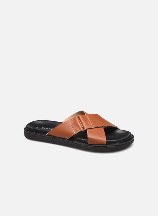BIADEBBIE Leather Cross Sandal par Bianco