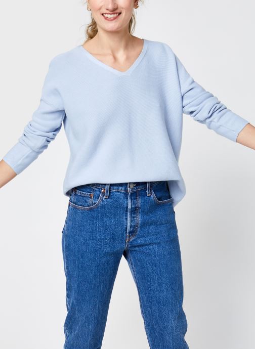 Org Co Textured V-Nk Swt par Tommy Hilfiger