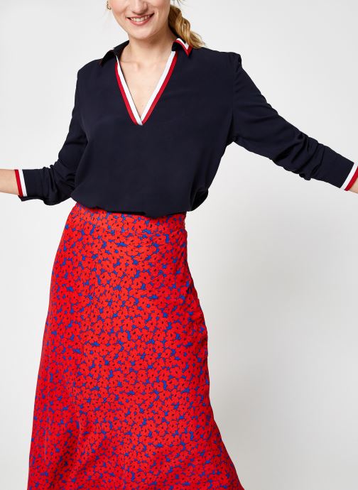 Viscose Her Popover Blouse Ls par Tommy Hilfiger