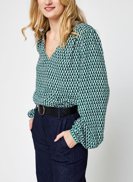 Viscose Poplin Blouse Ls par Tommy Hilfiger