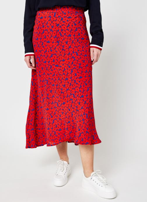 Viscose Moss Crepe Midi Skirt par Tommy Hilfiger