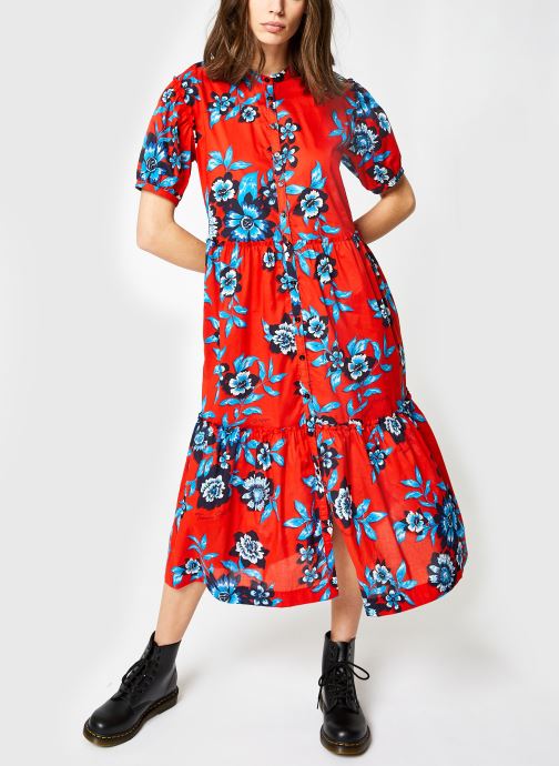 Voile Floral F&F Long Dress Ss par Tommy Hilfiger