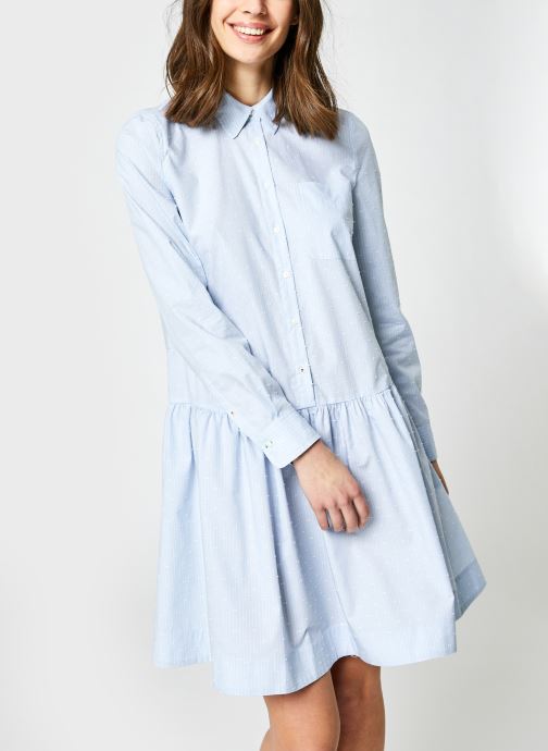 Pop Dobby Short Shirt Dress Ls par Tommy Hilfiger