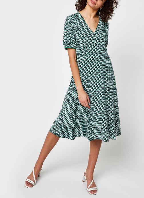 Vis Poplin F&F Knee Dress Ss par Tommy Hilfiger