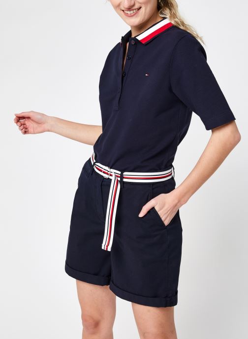 Regular Glb Stp Polo 1/2 Slv par Tommy Hilfiger