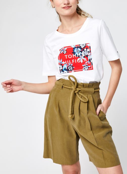 Regular Box Open-Nk Tee Ss par Tommy Hilfiger