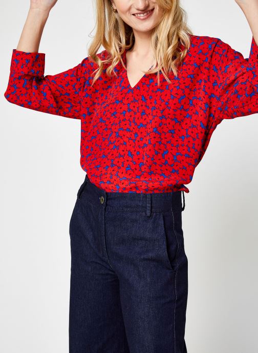 Viscose V-Nk Blouse 3/4 Slv par Tommy Hilfiger