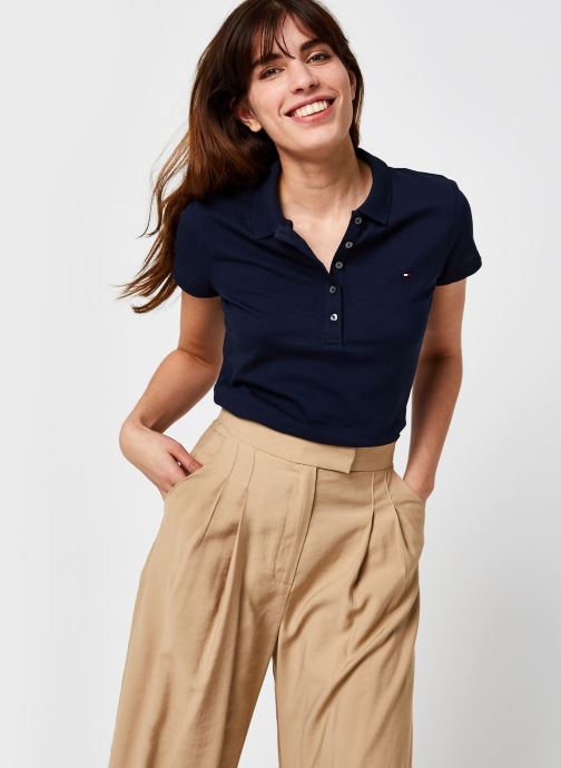 Heritage Short Sleeve Slim Polo par Tommy Hilfiger