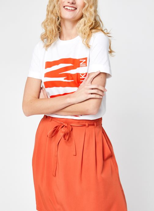 Regular Fit Zebra Print Ss Tee par Calvin Klein