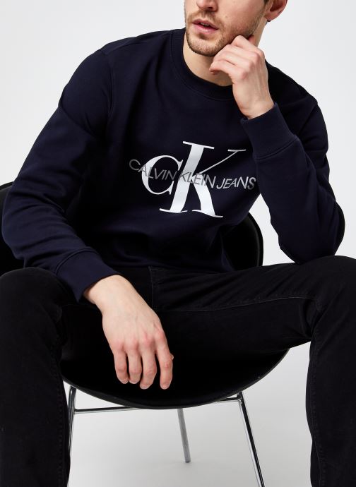 Sweatshirt - Iconic Monogram Crewneck par Calvin Klein Jeans