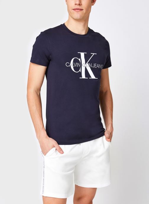 Iconic Monogram Ss Slim Tee par Calvin Klein Jeans