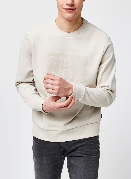 Sweatshirt - Flock Box Logo par Calvin Klein