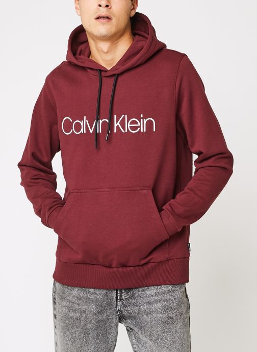 Cotton Logo Hoodie par Calvin Klein