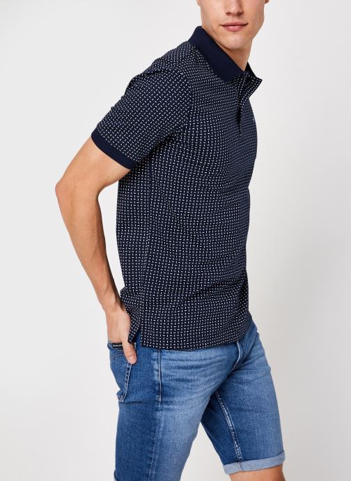 Micro Print Slim Polo par Calvin Klein