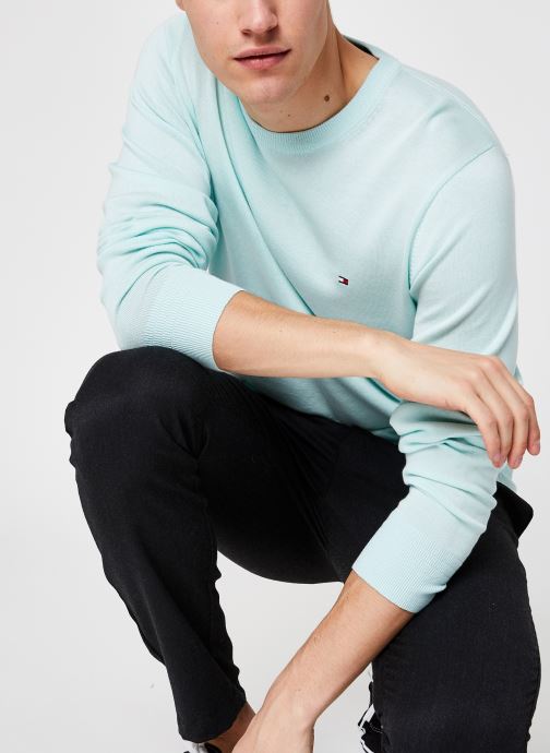 Organic Cotton Blend Crew Neck par Tommy Hilfiger