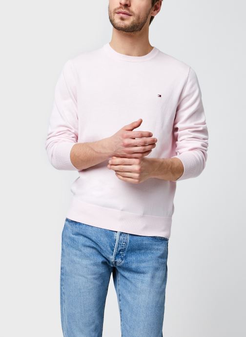 Organic Cotton Blend Crew Neck par Tommy Hilfiger