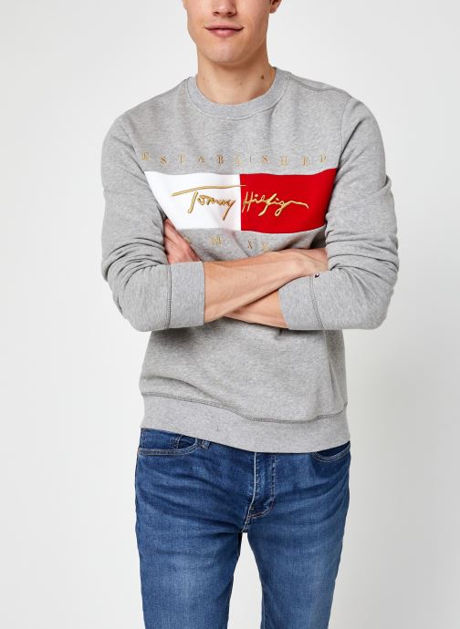 Signature Flag Sweatshirt par Tommy Hilfiger