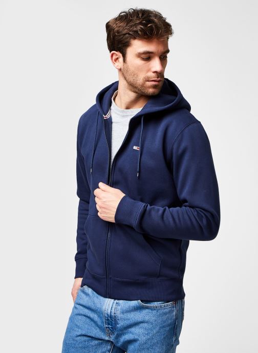 TJM Regular Fleece Zip Hood Eco par Tommy Jeans