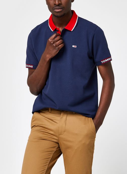 TJM Detail Rib Jaquard Polo par Tommy Jeans