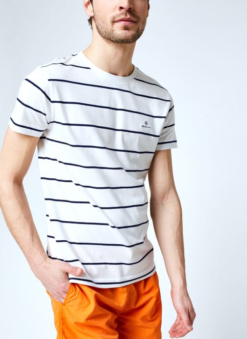 Breton Stripe Ss T Shirt par GANT