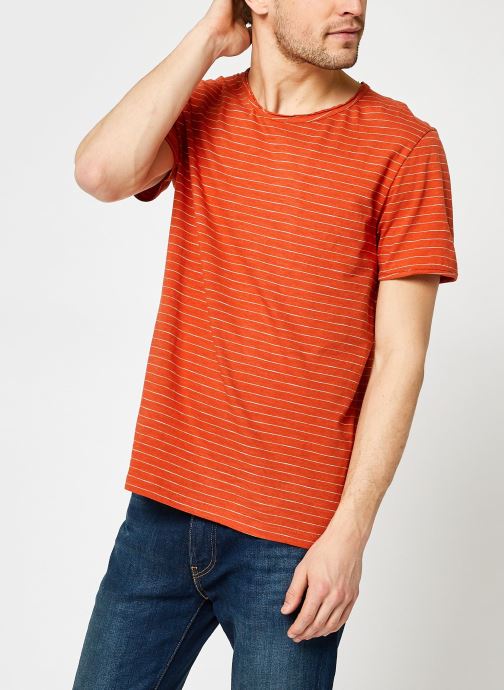 Slhmorgan Stripe Ss O-Neck Tee W NOOS par Selected Homme