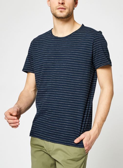 Slhmorgan Stripe Ss O-Neck Tee W NOOS par Selected Homme