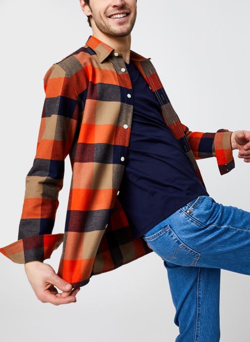 Slhregclovis Shirt Ls Check W par Selected Homme