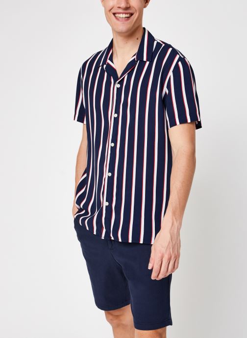 Slhregmichael Shirt Ss Stripes W par Selected Homme