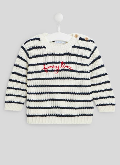 Pull rayé en tricot par Bout'Chou