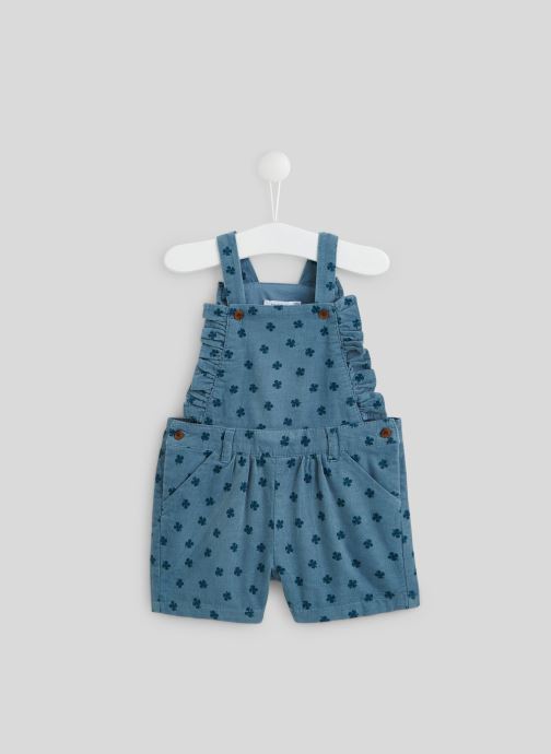 Salopette courte en velours par Bout'Chou