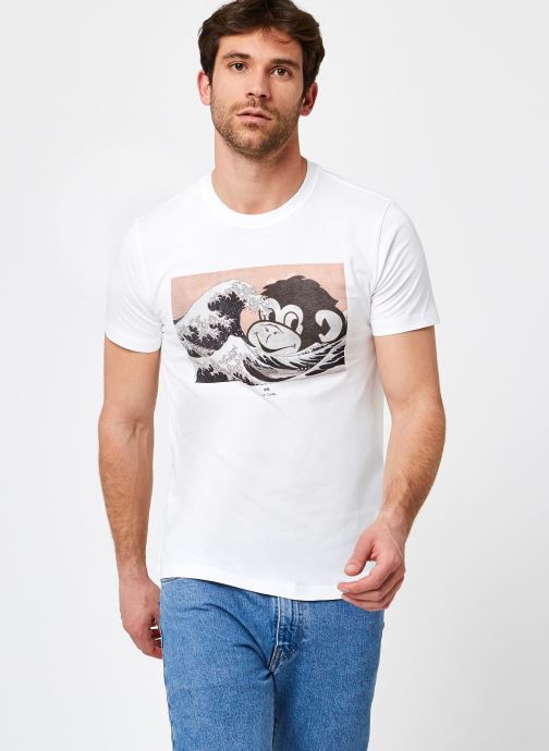 Mens Slim Fit Tshirt Ocean Monkey par PS Paul Smith