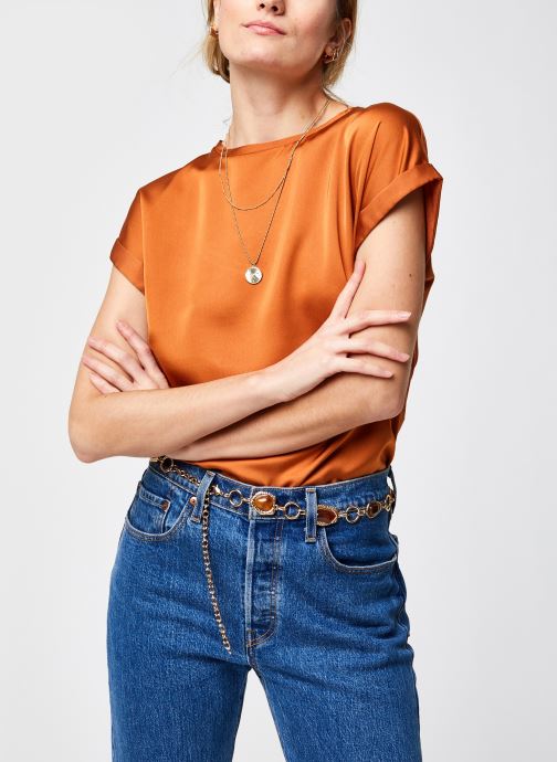 Viellette Satin Top par Vila