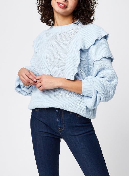 Vijill Flounce Knit Top par Vila
