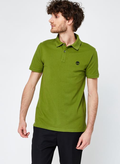 SS Millers River Collar Jacquard Pique YD Polo Slim par Timberland