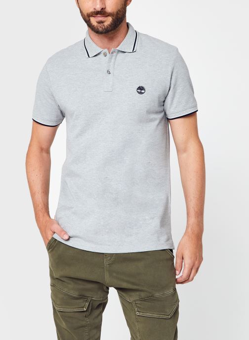 SS Millers River Tipped Pique Polo Slim par Timberland