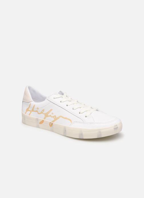 TH SIGNATURE LEATHER SNEAKER par Tommy Hilfiger