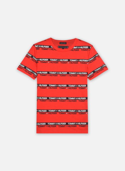 Printed Tape Tee S/S par Tommy Hilfiger