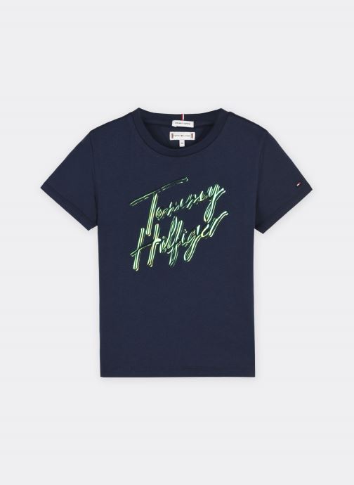 Script Print Tee S/S par Tommy Hilfiger