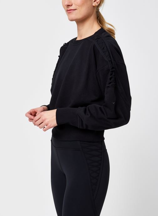 W Nk Thrma Flc Crop Lc Ls Crew par Nike