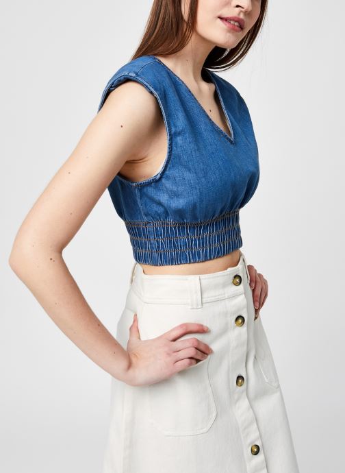 Nmpilina Sl Shoulderpad Dnm Top Lb Sp Bg par Noisy May