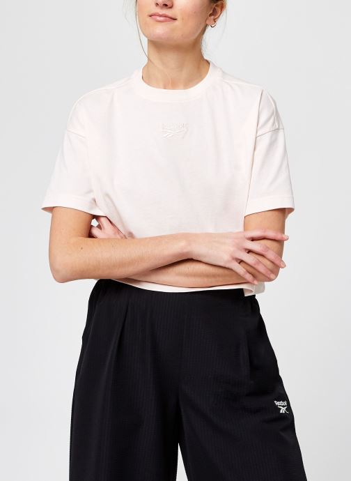 Cropped Small Logo Tee par Reebok
