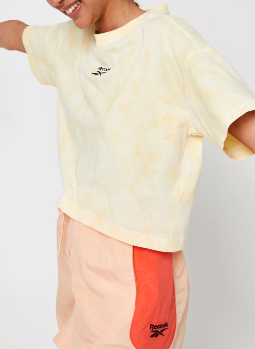 Cl Sr Cloud Dye Crop Tee par Reebok