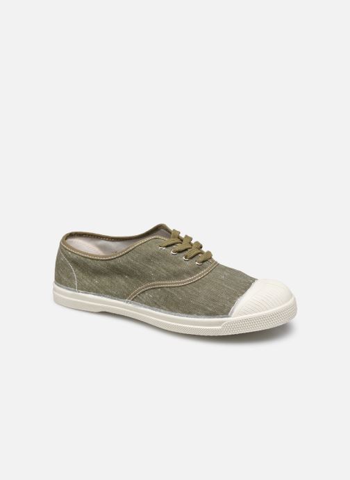 Tennis Lacet Femme Lin Coton par Bensimon