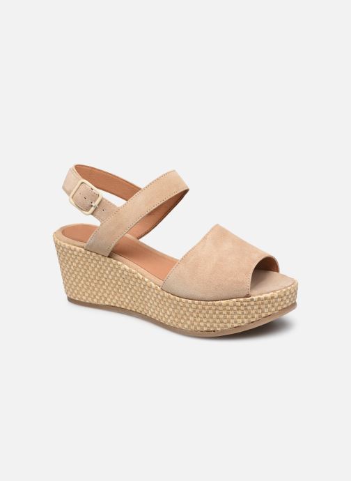 Sandales Compensees Suede par Bensimon