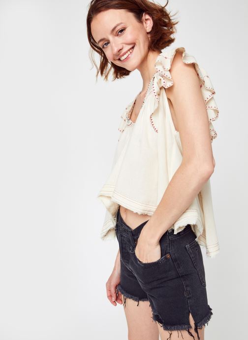 HAILEY EMBROIDERED TOP par Free People