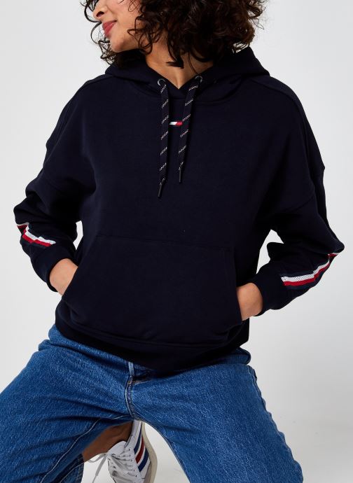 Relaxed Tape Hoodie Ls W par Tommy Sport